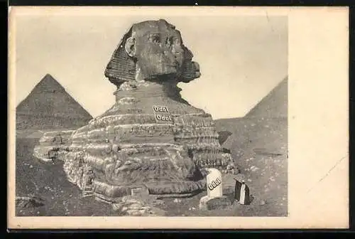AK Reklame für Odol, Sphinx