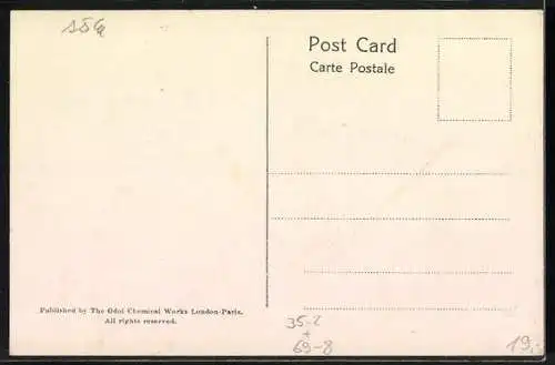 AK Reklame für Odol, Sphinx