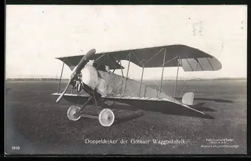 Foto-AK Sanke Nr. 1010: Doppeldecker der Gothaer Waggonfabrik