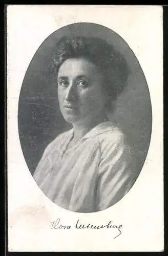 AK Rosa Luxemburg im Porträt