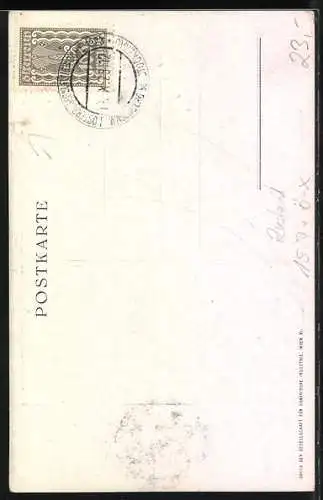 Künstler-AK Stockerau, Österr. Segelflugwoche 1923