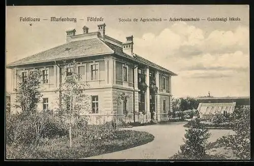 AK Marienburg, Ackerbauschule mit Garten