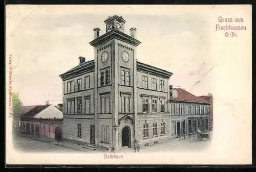 AK Fischhausen, Ansicht vom Rathaus