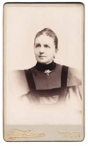 Fotografie Heinr. Harmsen, Wien, Hauptstrasse 26, Portrait einer Dame