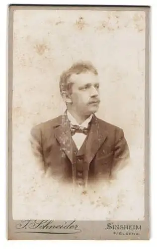 Fotografie Jacob Schneider, Sinsheim, Porträt eines Mannes
