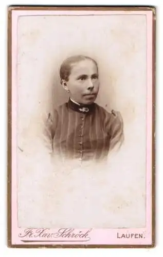 Fotografie Fr. Xav. Schröck, Laufen, Bezirksamtsgasse, Porträt einer Dame