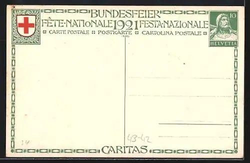 AK Rotkreuzschwester mit Kind beim Gebet