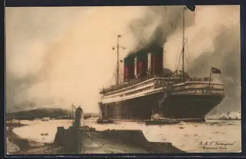 AK Passagierschiff RMS Berengaria, Cunard Line