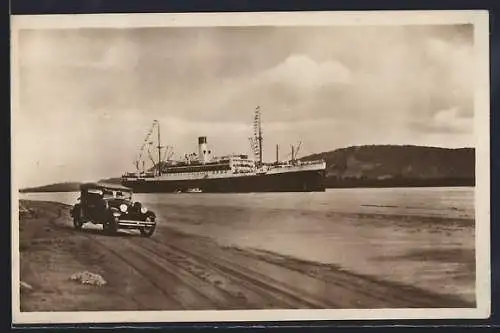 AK Passagierschiff Cap Norte der Hamburg-Südamerikanische Dampfschifffahrts-Gesellschaft, Auto