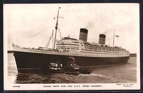 AK Cunard White Star Line RMS Queen Elizabeth