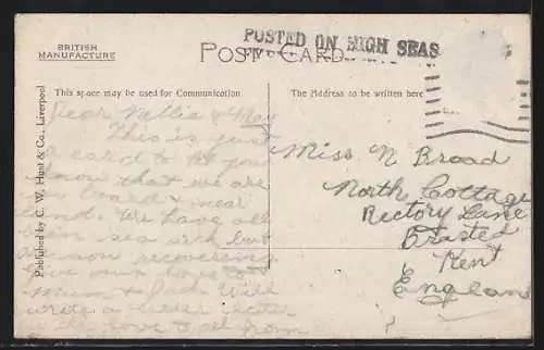 AK RMS Minnedosa in voller Fahrt