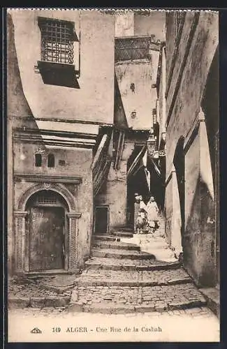 AK Alger, Une Rue de la Casbah