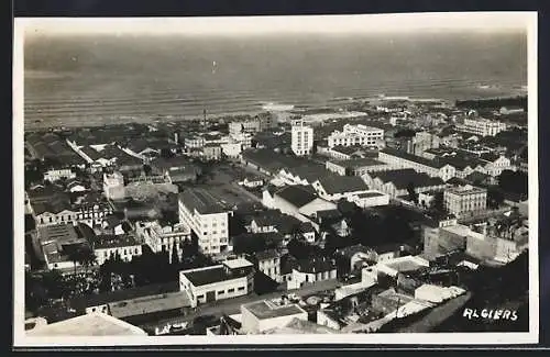 AK Algier, Teilansicht aus der Vogelschau