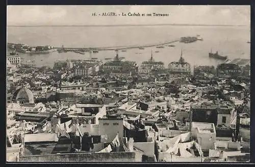 AK Alger, La Casbah et ses Terrasses