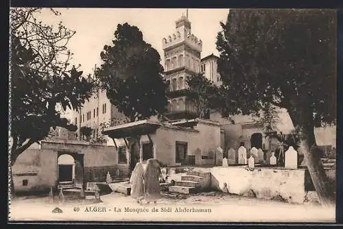 AK Alger, La Mosquée de Sidi Abderhaman