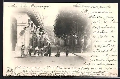 AK Blida, Boulevard Trumelet, un Coin de la Place d`Armes