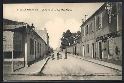 AK Lalla-Maghrnia, La Poste et la Rue Mac-Mahon