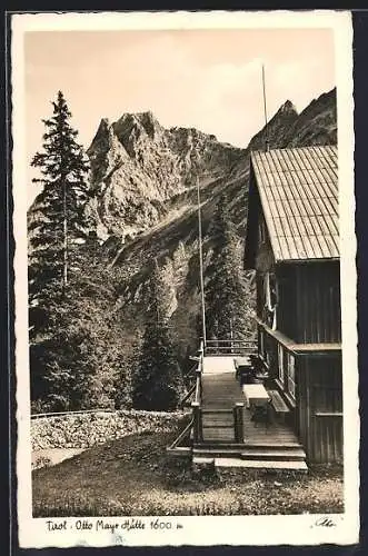 AK Otto Mayr Hütte /Tirol, Kellen-Spitze, Nesselwängler Scharte u. kl. Gimpel