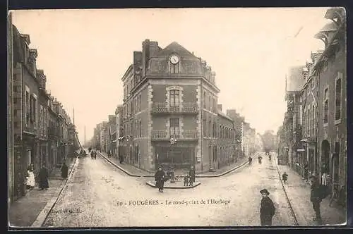 AK Fougères, Le rond-point de l`Horloge