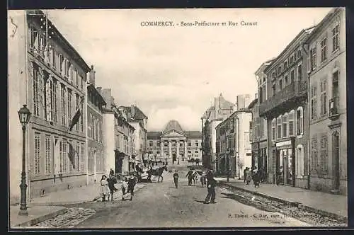 AK Commercy, Sous-Préfecture et Rue Carnot