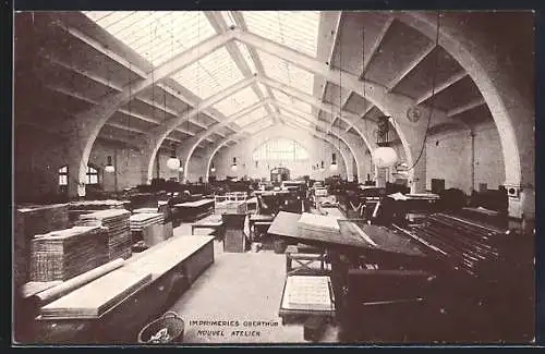 AK Rennes, Imprimeries Oberthur, Nouvel Atelier