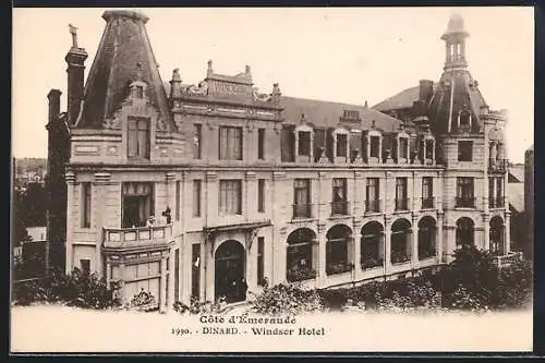 AK Dinard, Windsor Hotel sur la Côte d`Émeraude