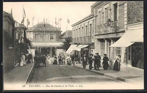 AK Dinard, Rue du Casino et la Poste
