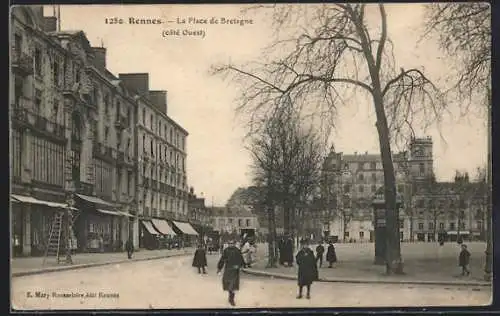 AK Rennes, La Place de Bretagne, côté Ouest