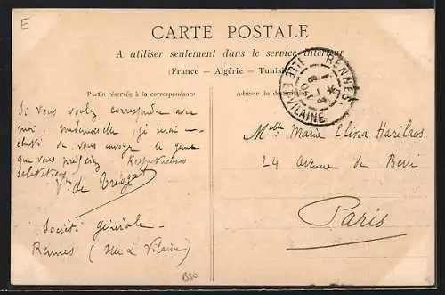 AK Rennes, Les quais, vue amont