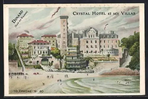AK Dinard /I.-et-Vilaine, Crystal Hotel et ses Villas