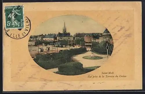 AK Saint-Malo, Vue prise de la Terrasse du Casino