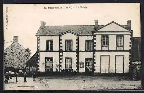AK Bonnemain /I.-et-V., La Mairie