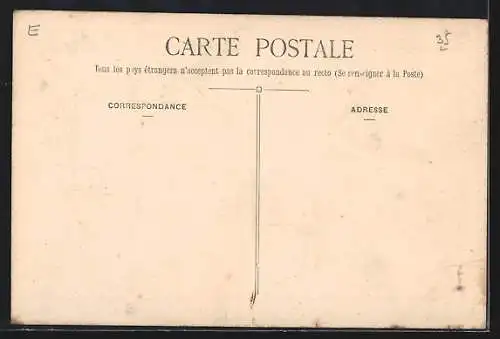 AK Pancé /I.-et-V., Arrivée route de Bain