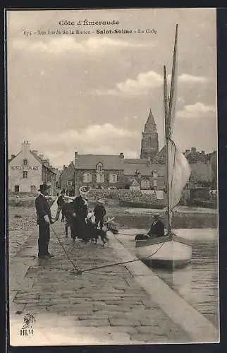 AK Saint-Suliac, Les bords de la Rance, La Cale