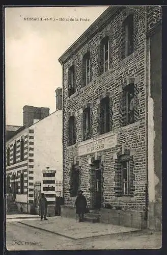 AK Messac /I.-et-V., Hôtel de la Poste