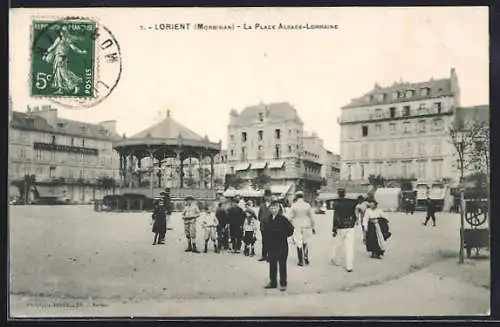 AK Lorient /Morbihan, La Place Alsace-Lorraine