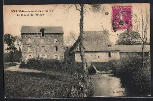 AK St-Germain-sur-Ille /I.-&-V., Le Moulin de Fresnais