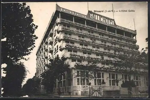 AK Dinard /I.-et-V., L`Hôtel Gallic