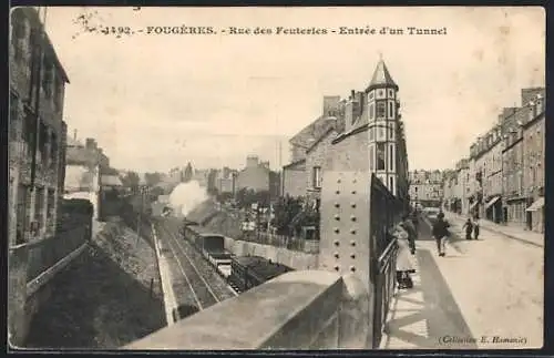 AK Fougères, Rue des Feuteries, Entrée d`un Tunnel