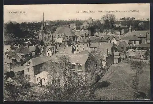 AK Fougères, Vieux Fougères, Vue prise des Vallées