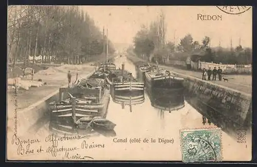 AK Redon, Canal, côté de la Digue