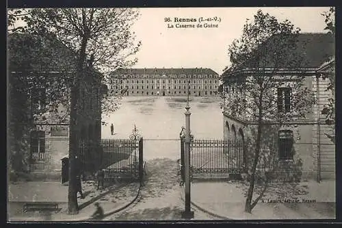 AK Rennes, I.-et-V., La Caserne de Guine