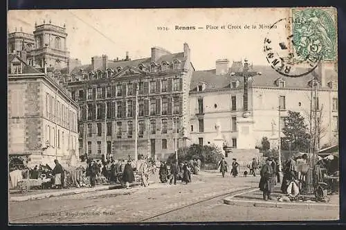 AK Rennes, Place et Croix de la Mission