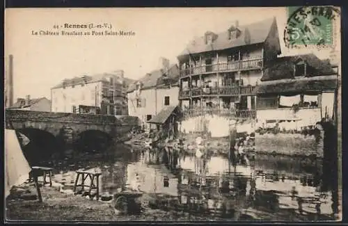 AK Rennes, Le Château Branlat au Pont Saint-Martin