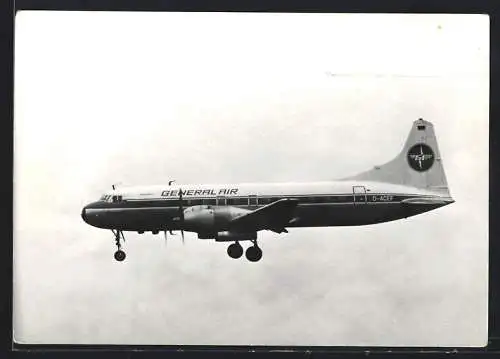 Fotografie Flugzeug Convair 340, Passagierflugzeug General Air, Kennung D-ACEF