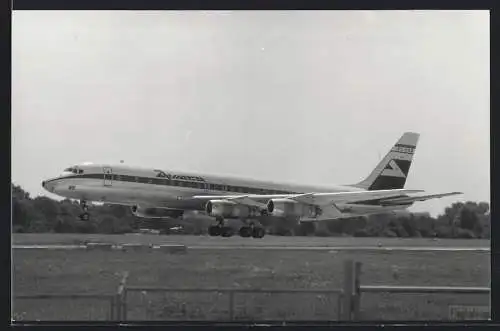 Fotografie Flugzeug Boeing 707 der Aviaco Kennung EC-CQM