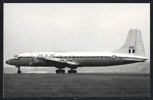 Fotografie Flughafen Berlin-Gatow, Flugzeug Bristol Britannia C.1 Regulus der Royal Air Force, Kennung XM496