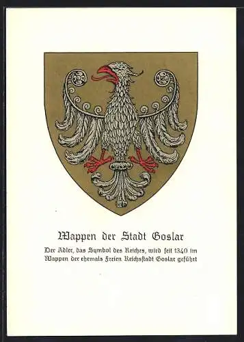 AK Goslar, Wappen der Stadt