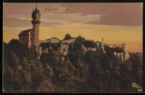 AK Teck, Ansicht der Burg