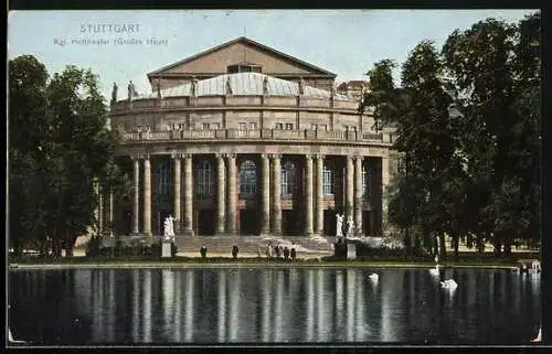AK Stuttgart, Kgl. Hoftheater, Grosses Haus